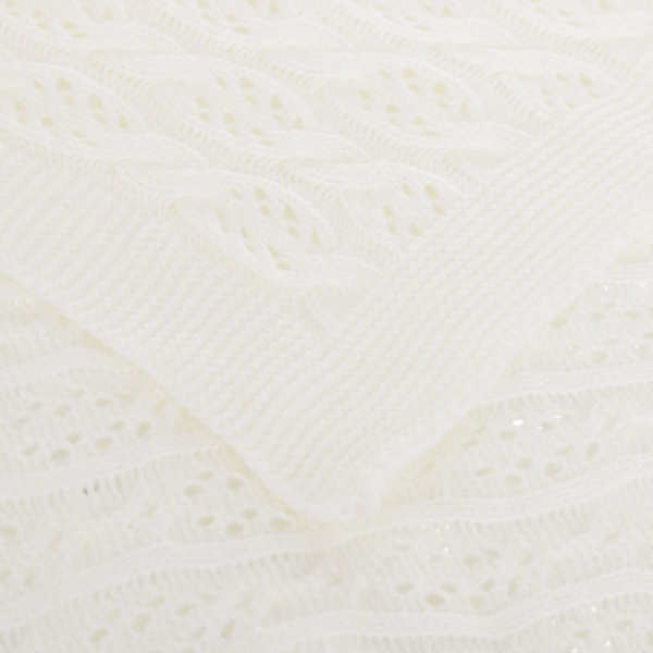 Плед Banian вязаный 90x100 см кремовый 