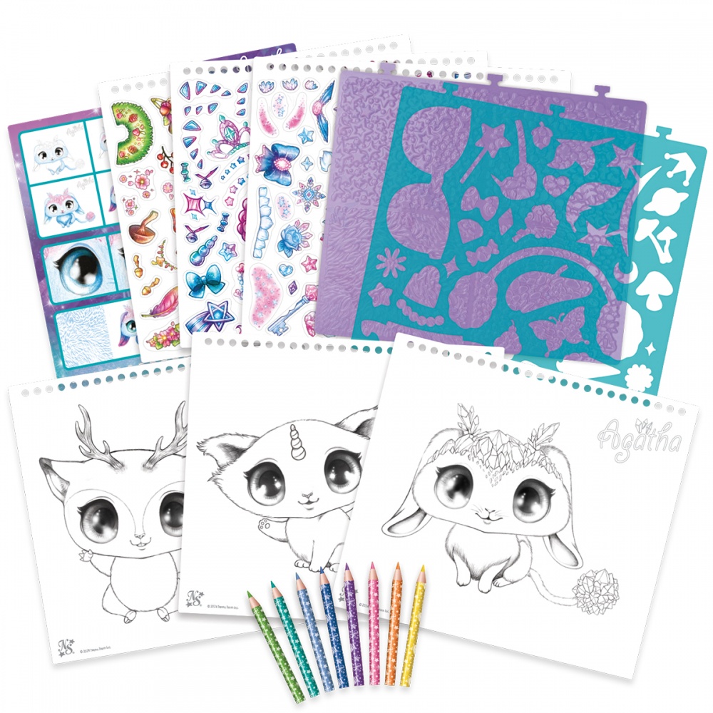 Набор для творчества Nebulous Stars Скетчбук Звездные друзья 11141