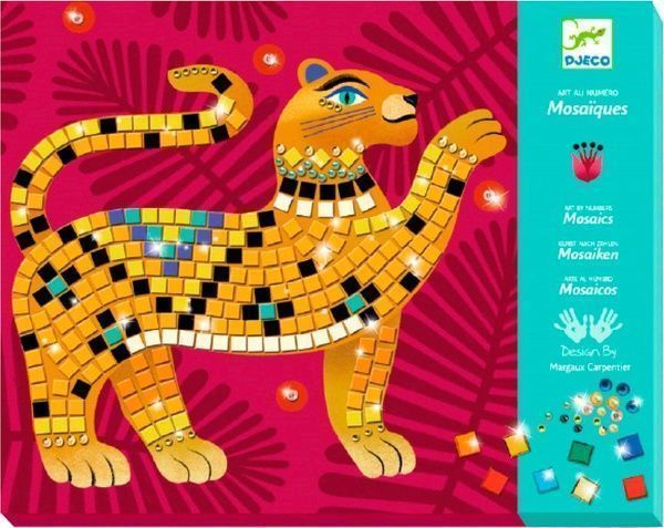 Набор для творчества Djeco мозаика Глубоко в джунглях DJ09422