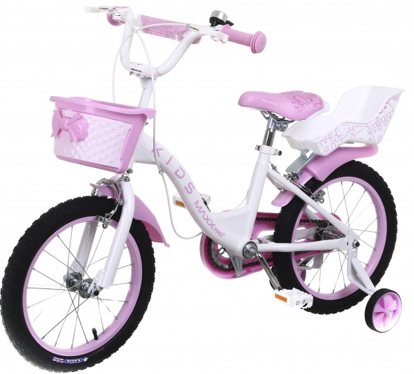 Велосипед дитячий MaxxPro kids 16” 85% SKD рожевий RSD-CB-08 