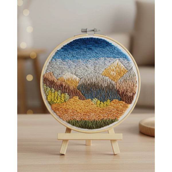 Набір для вишивання гладдю Гірський подих