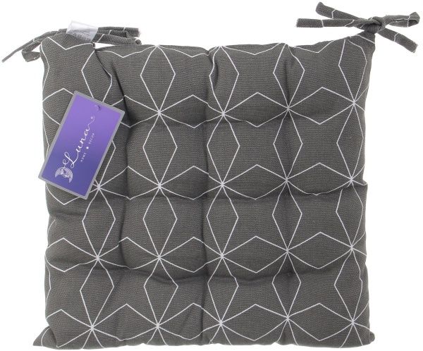 Подушка Геометрія 40х40 см сірий Luna