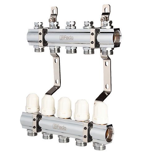 Коллектор FADO S.r.l с запорными клапанами 1
