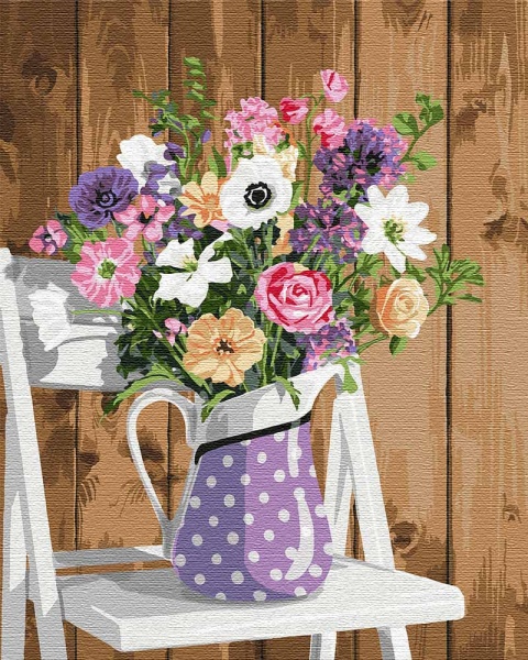 Картина по номерам Букетик лета Идейка 