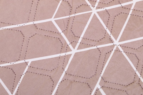 Покривало Sicily 210x240 см UP! (Underprice) бежевий із білим 