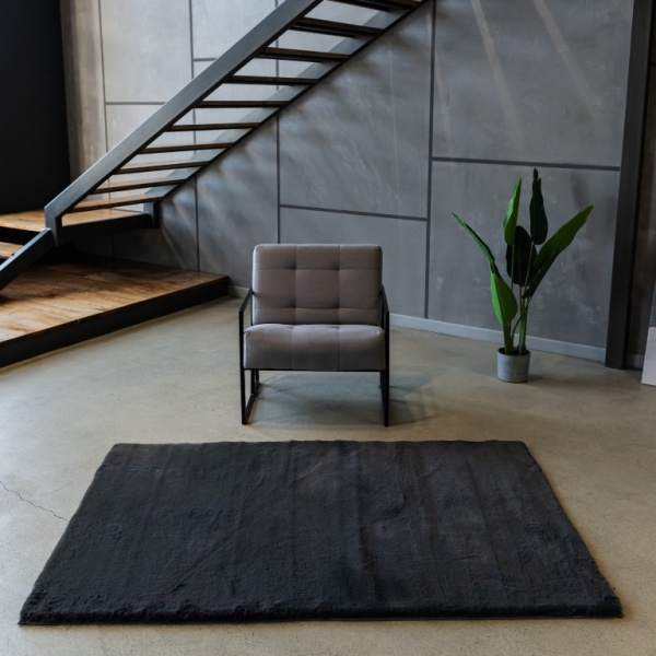 Коврик Dariana Rabbit Classic 160x220 см dark grey 