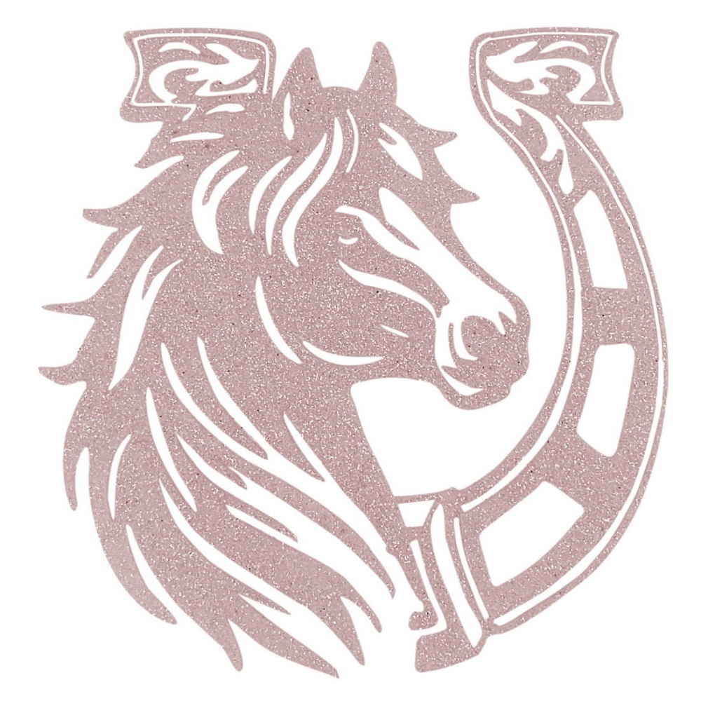 Подвеска MIS LT Лошадь-подкова 12 см розовый