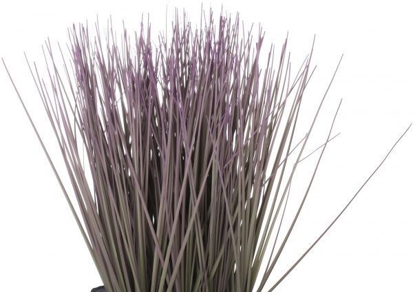 Растение искусственное в горшке Мискантус 28 см сиренево-зеленый