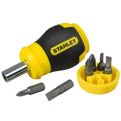 Отвертка со сменными насадками Stanley MULTIBIT STUBBY  0-66-357