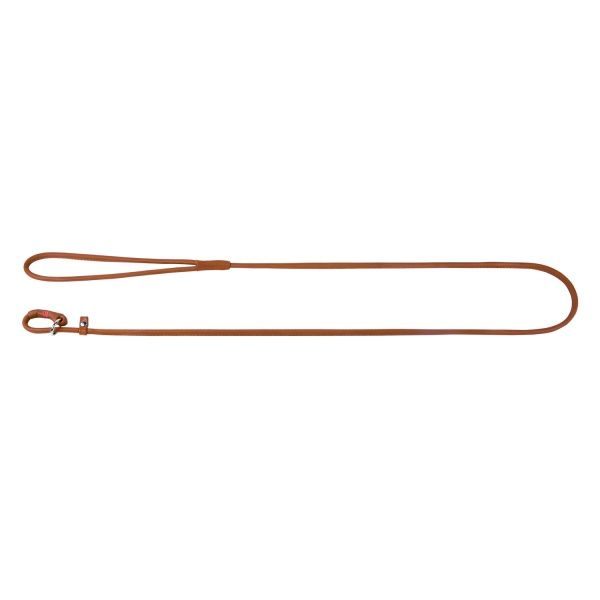 Поводок-удавка WAUDOG Soft круглый 0,8х135 см коричневый
