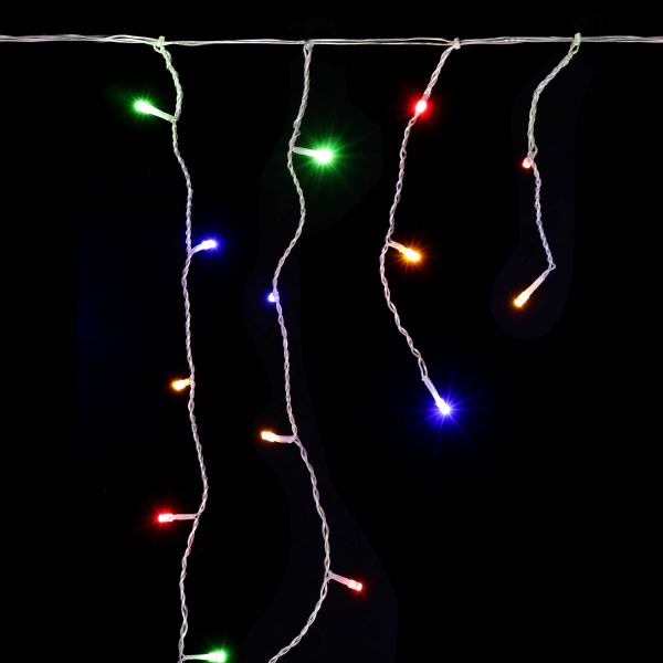 Электрогирлянда-штора Blachere разноцветная 120 ламп 6 м 