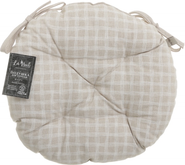 Подушка на стул Шале Клеточка La Nuit