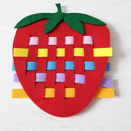 Набір Діамантові ручки з фетру Полуничка 120686