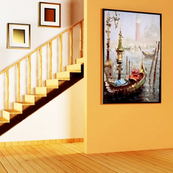 Репродукция Гондолы в Венеции 50x80 см Арт Фемелі 