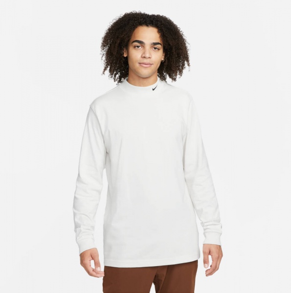 Футболка Nike M NL LS MOCK NECK SHIRT DX5868-030 р.S белый