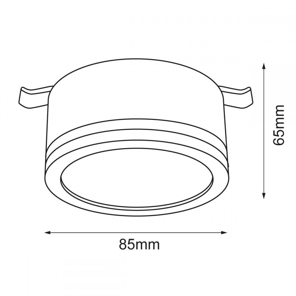 Светильник потолочный LED CONCEPT Lessaney LC 8565 GX53 белый