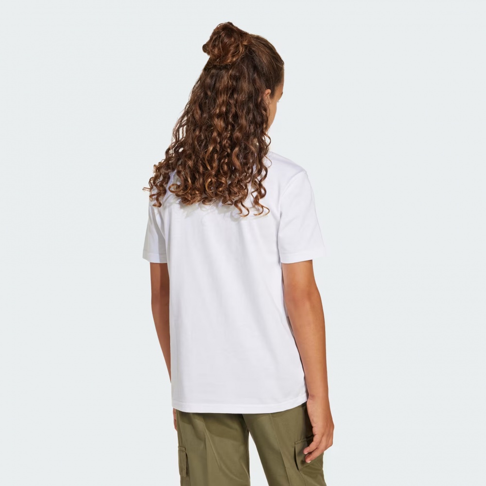 Футболка Adidas J SL TEE 160 JC9774 р.7-8YRS білий