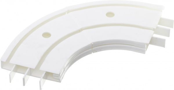 Поворот Bella Vita ОМ2 внутрішній подвійний набірний білий 