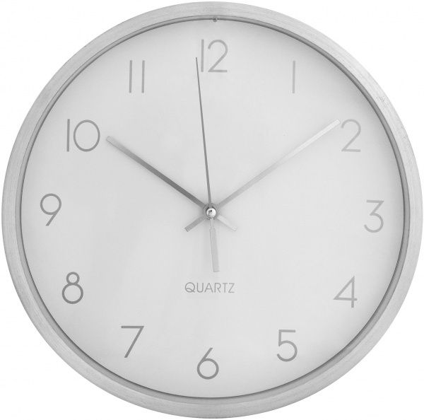 Годинник настінний WALL PROMO білий Economix