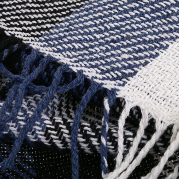 Плед Флора 140x200 см синий Вултекс-С 