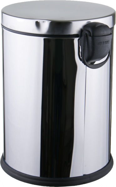 Ведро EFOR Metal с педалью 8000064160070 13 л серебряный 