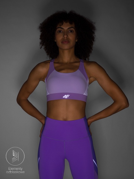 Бра 4F SPORT BRA 4FSS23USBAF057-51S р.L фіолетовий
