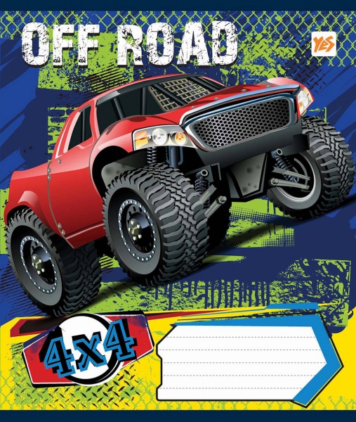 Комплект тетрадей Off-Road 2018 12 листов в клетку 25 шт. YES
