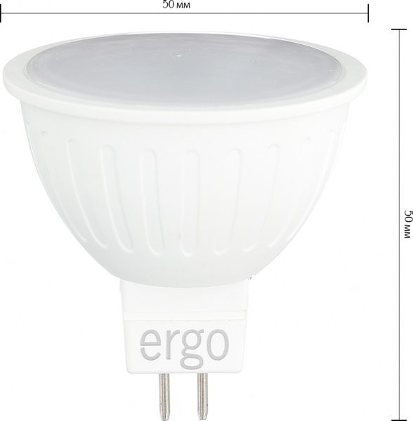 Лампа светодиодная Ergo Basic 7 Вт MR16 матовая GU5.3 170-260 В 3000 К 
