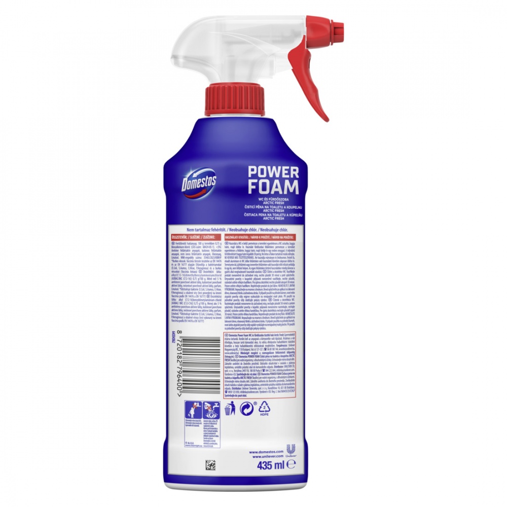 Пена-спрей Domestos Свежесть арктики 435 л