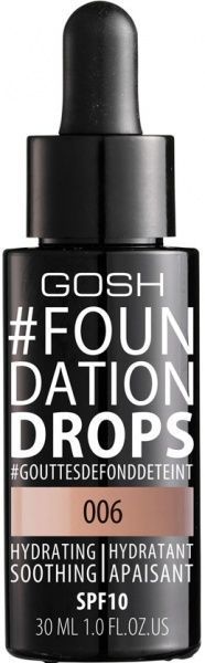 Тональний крем Gosh Foundation Drops 06055-3 темно-бежевий 30 мл