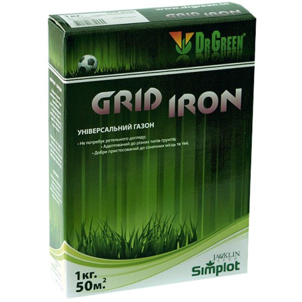 Семена Jacklin Seed газонная трава Grid Iron 1000 г