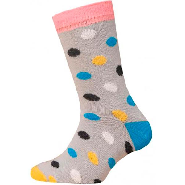 Шкарпетки дитячі для дівчаток Duna 474 р.18–20 світло-сірий