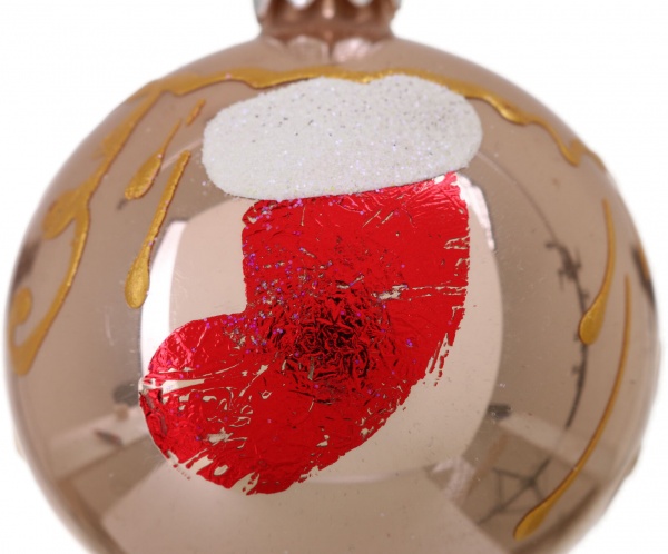 Шар новогодний мульти d 60 мм в ассортименте