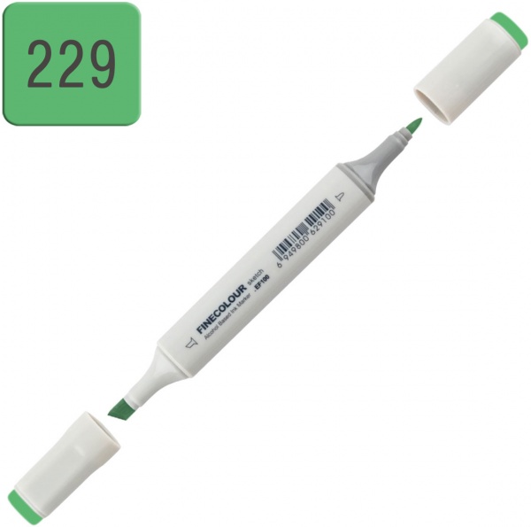 Маркер спиртовий FINECOLOUR Sketch EF100-229 відтінок зеленого 