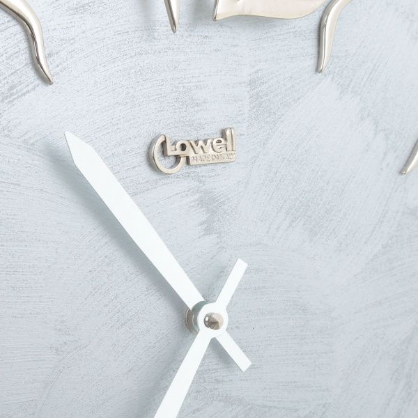 Часы настенные кварцевые silver grey5 11463 Lowell