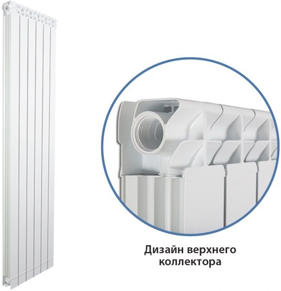 Радиатор алюминиевый Nova Florida 4-секционный MAIOR S90 1000мм