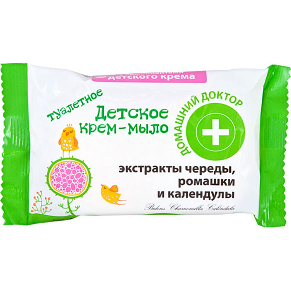 Крем-мыло Домашний доктор с чередой, ромашкой и календулой 70 г