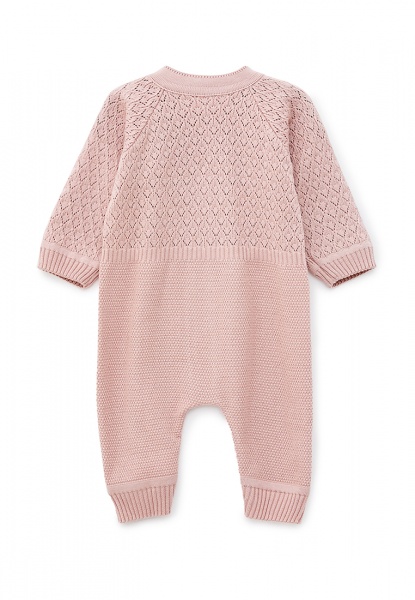 Комбинезон детский для девочки ART KNIT ажурный розовый р.80 