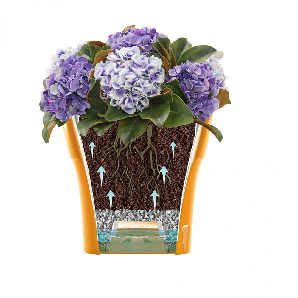 Вазон пластик Dali круглый бледно-зеленый 5 л Santino (2022752)