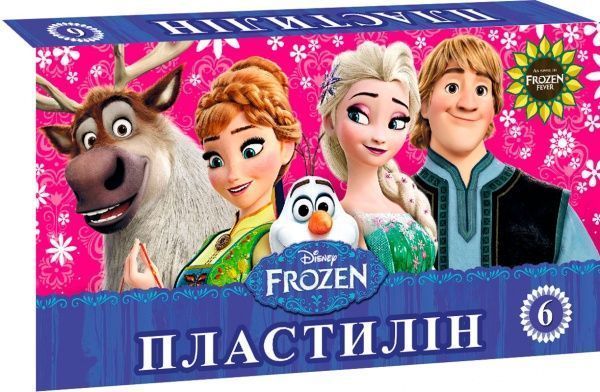 Пластилин Frozen 6 цветов Мицар+