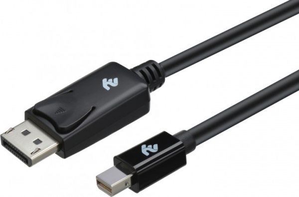 Кабель 2E подовжувач 2 м чорний (2E-W1704) Mini DisplayPort - DisplayPort 