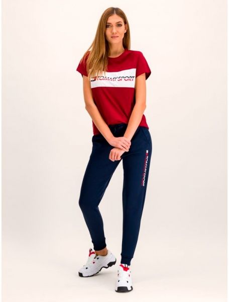 Футболка Tommy Hilfiger BLOCKED TEE LOGO S10S100331XAI XS червоний