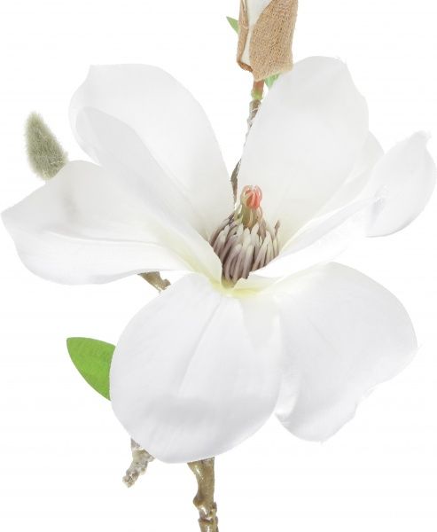 Растение искусственное мини Магнолия белый
