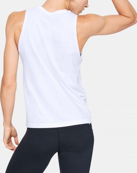 Майка Under Armour SPORTSTYLE GRAPHIC MUSCLE SL 1355648-100 M білий