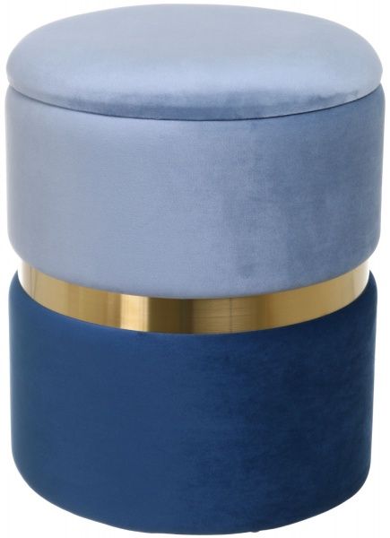 Скриня-пуф Bernard 31,5х31,5х38 см блакитний 