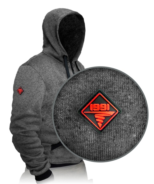 Худі 1991 ТМ АЙДАХО меланж 34123-11-4-58-3 р. 58/3 сірий