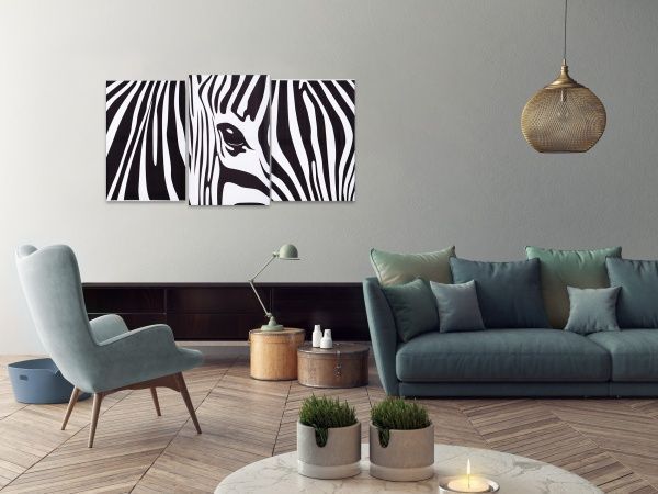 Картина модульная 3 части Животные 523 100x53 см Е0055 