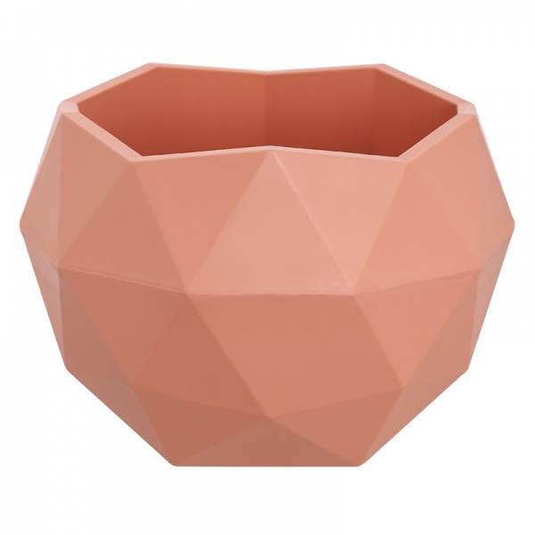 Кашпо Топаз фігурний 0,45 л карамельний (КШ-9155) 