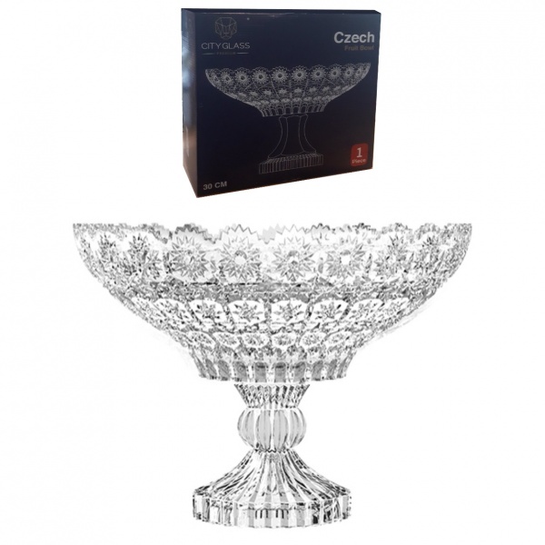 Фруктовниця на ніжці Czech 30 см 3S300334 