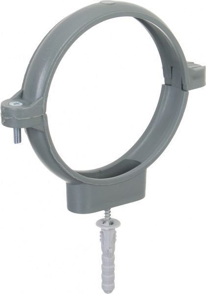Хомут Rhein з дюбелем для кріплення каналізаційних труб d=110 мм